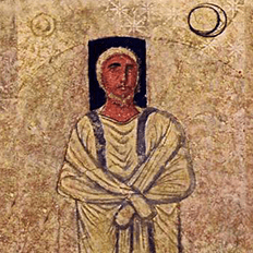 Dura fresco holy man